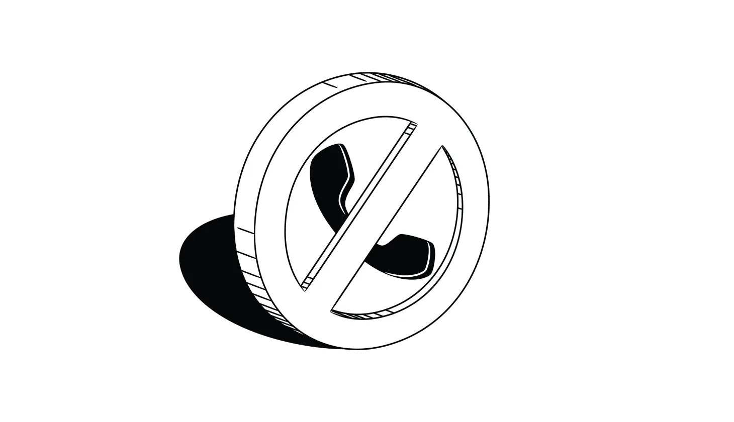 Graphic of a phone with a no-entry symbol, indicating call blocking